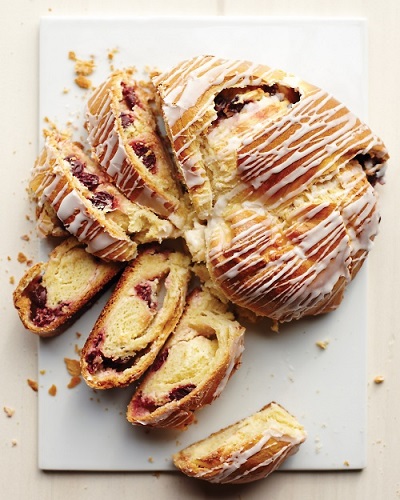 Yeasted-Cheese-and-Sour-Cherry-Coffee-Cake