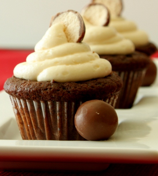 Chocolate-Malt-Cupcakes