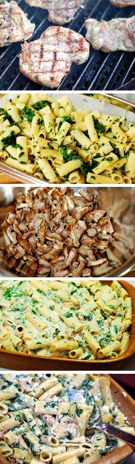 Grilled-Chicken-Rigatoni-Florentine-Recipe